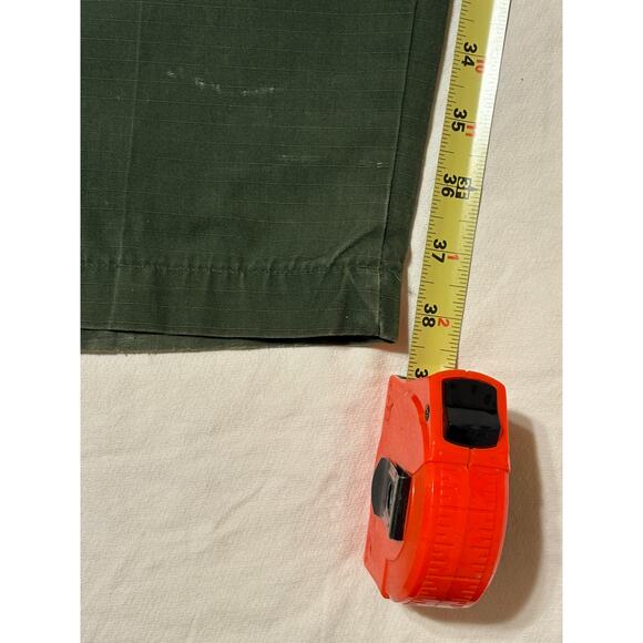 VTG Camco Military Cargo Olive Green Men’s Large 40 Ripstop Adjustable Waist USA - Picture 5 of 13